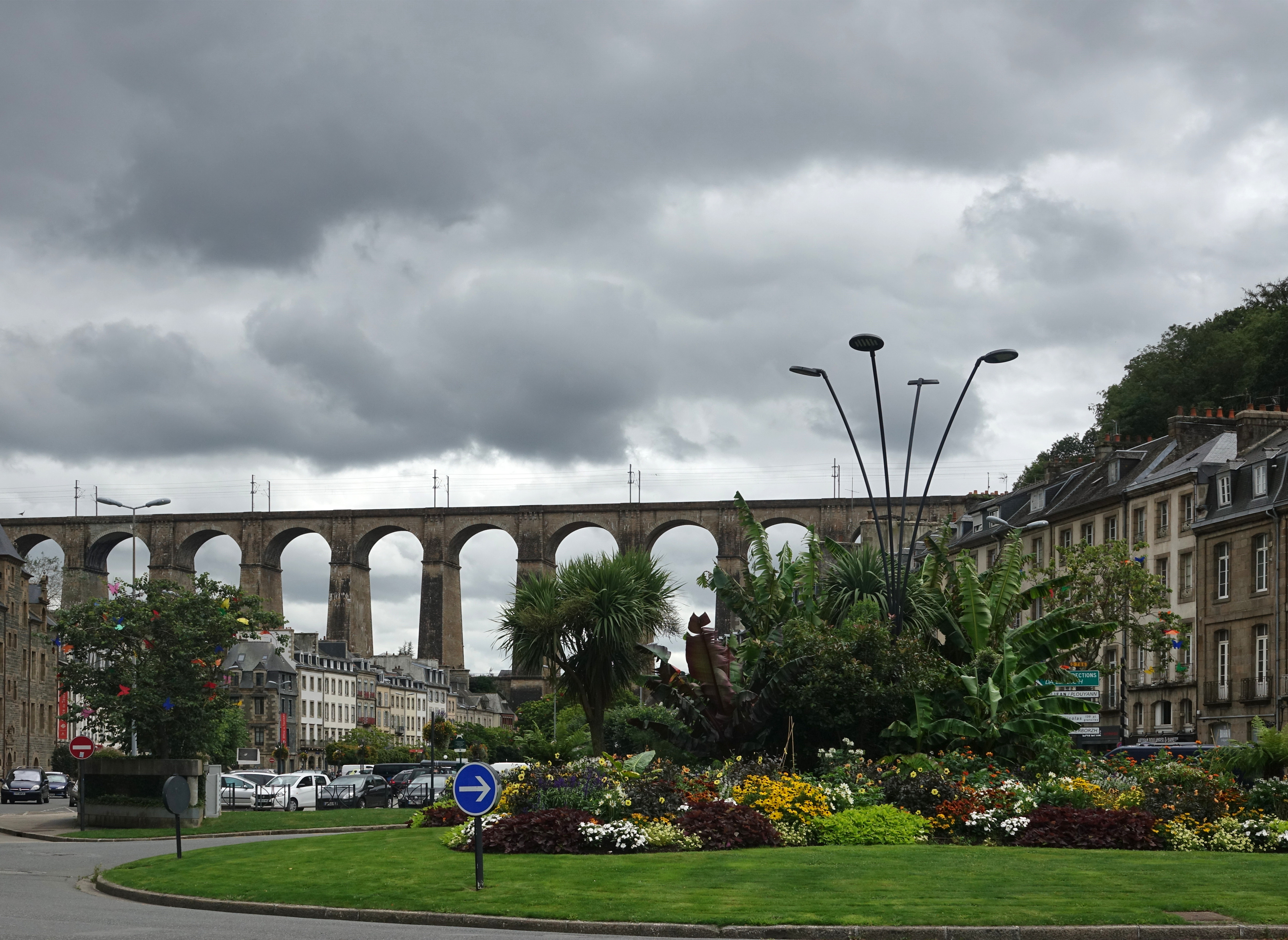 Morlaix — stad van het viaduct